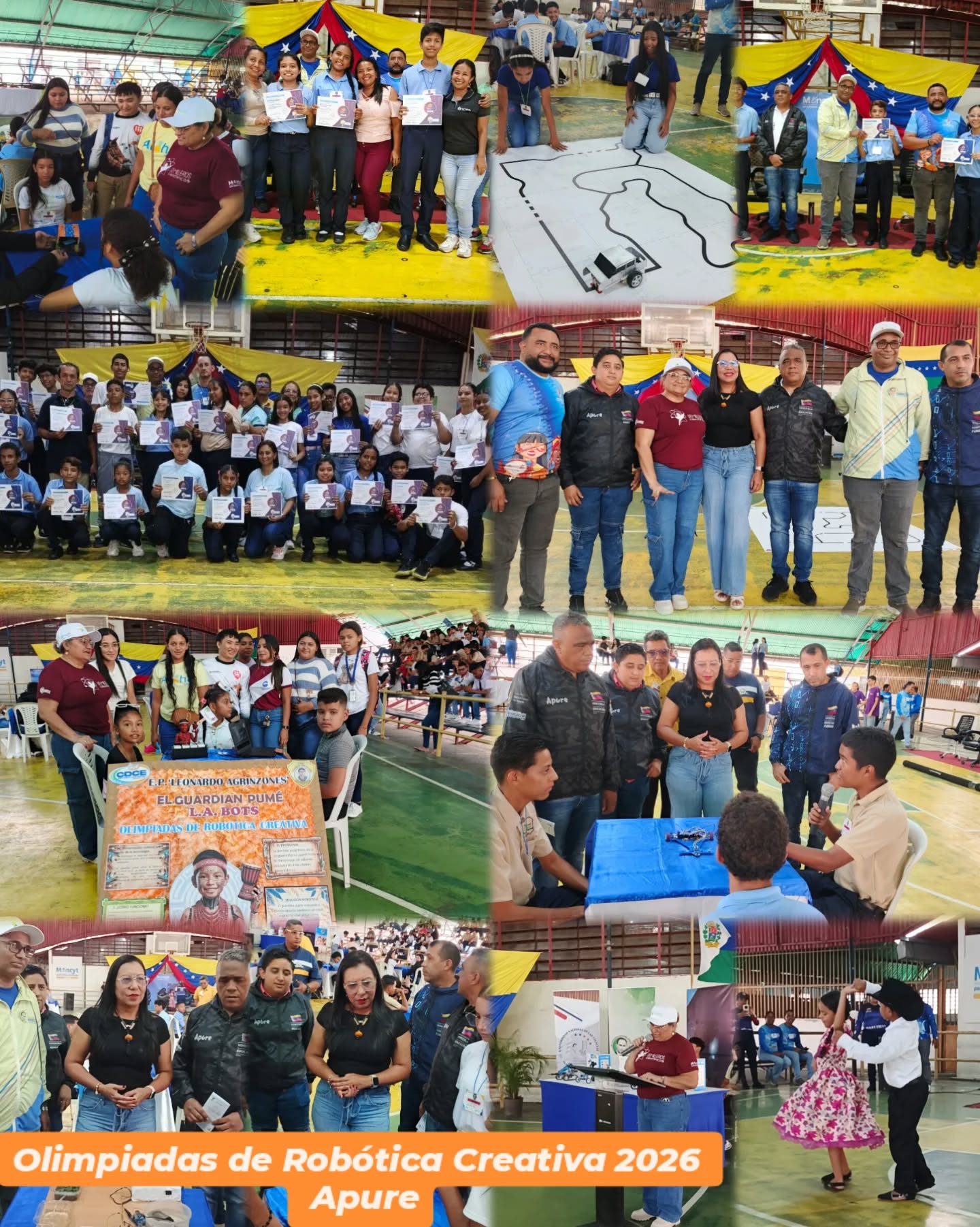 Apure se convierte en epicentro de la innovación con las Olimpiadas de Robótica Creativa