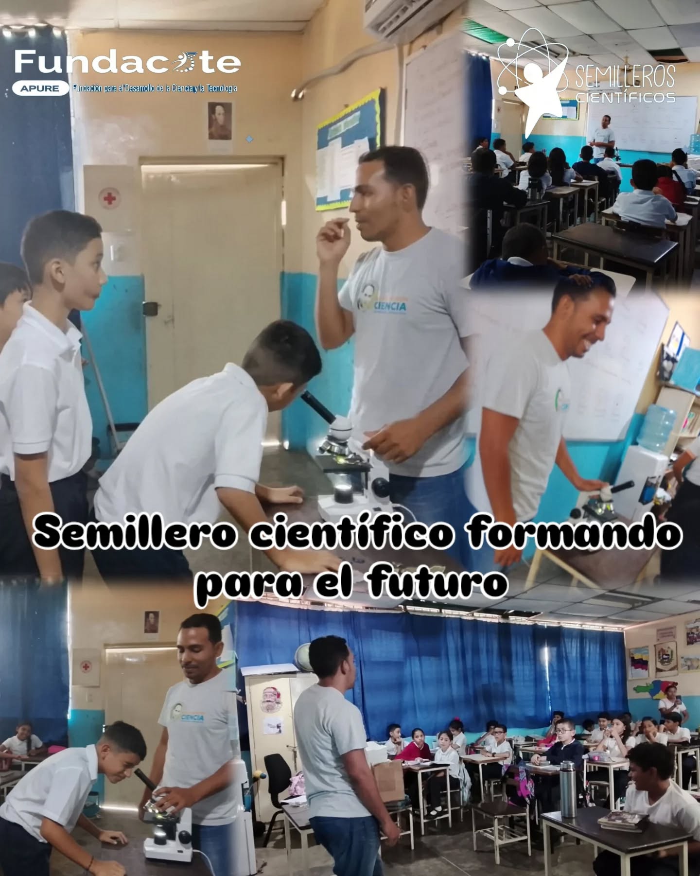 Estudiantes de la E.P Ana Leonor Mayol exploran el mundo microscópico